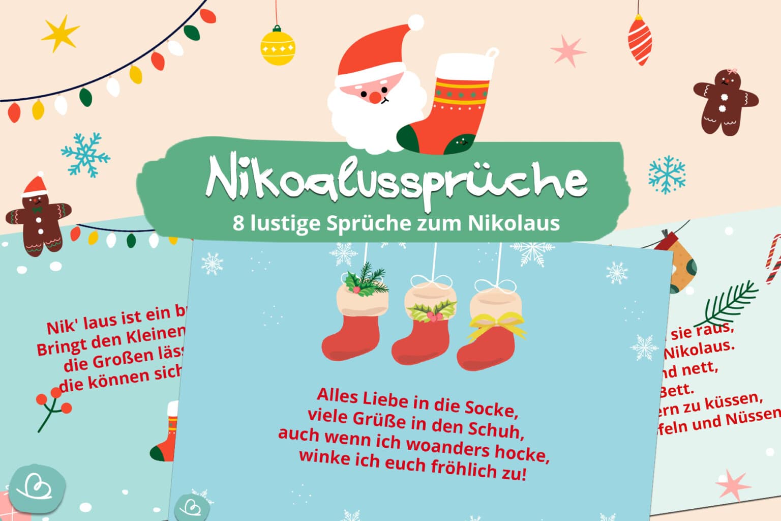 8 Nikolaussprüche lustige Sprüche zum Nikolaus Wunderbunt de