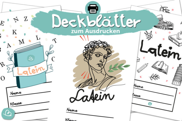 5 Deckblätter für Latein zum Ausdrucken Wunderbunt de