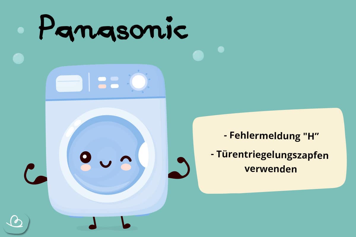 Notöffnung Panasonic Waschmachine