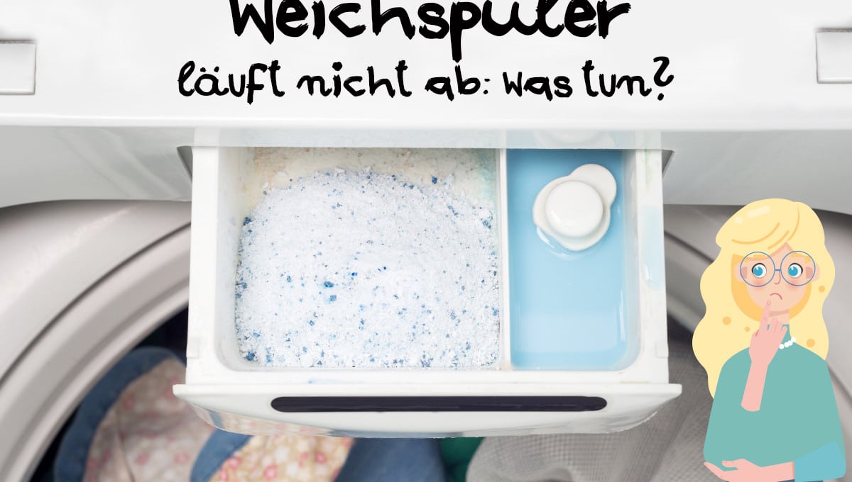 Weichspüler läuft nicht aus Kammer ab: was tun?