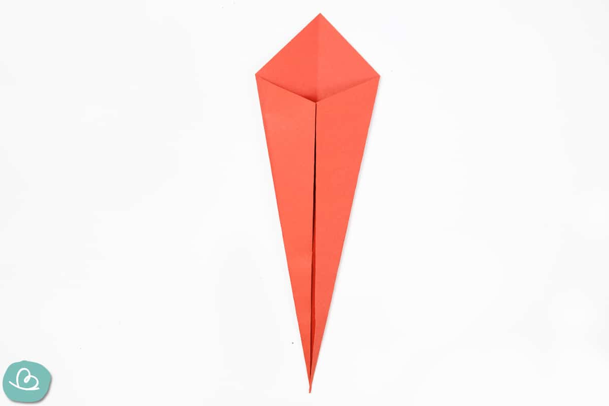 Papierspite mit Origamipapier