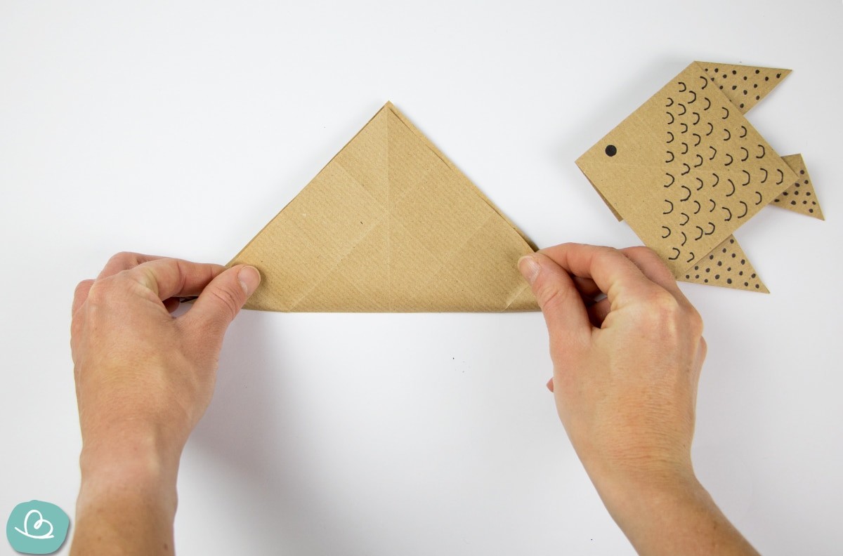 Mittelfaltung Origamipapier
