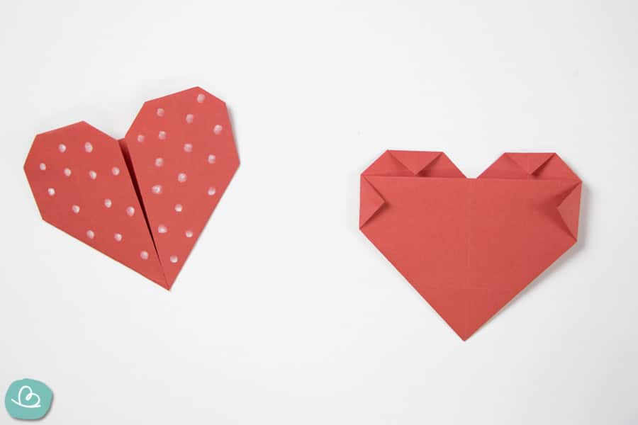 Herz aus Papier falten: Origami-Anleitung + DIY-Ideen - Wunderbunt.de