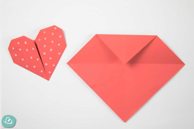 Herz aus Papier falten: Origami-Anleitung + DIY-Ideen - Wunderbunt.de