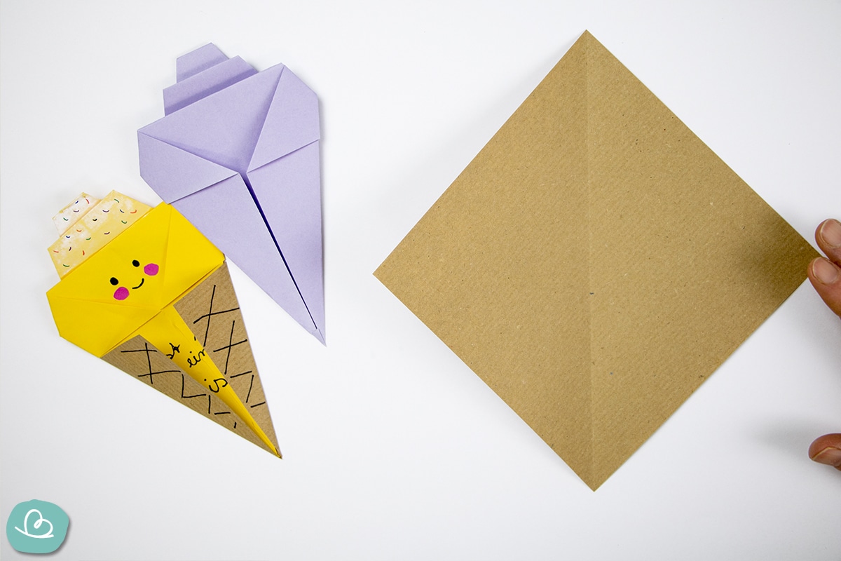 Quadratisches Origamipapier