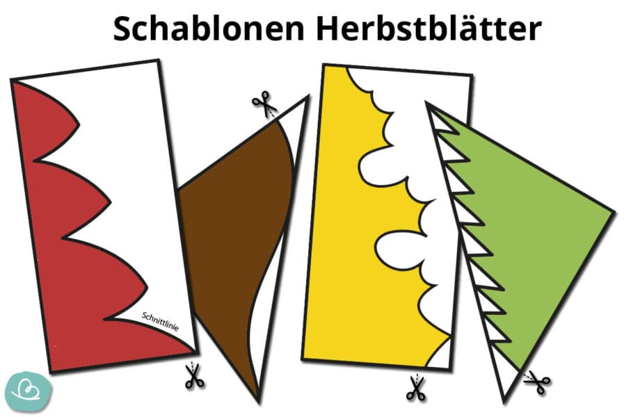 Blätter basteln aus Papier: Faltanleitung für Herbstblätter - Wunderbunt.de