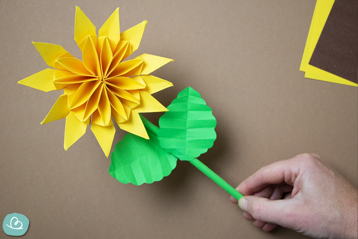 Origami Sonnenblume