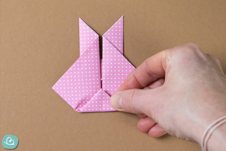 Origami Hase falten + 2 Ideen zum Basteln Wunderbunt.de