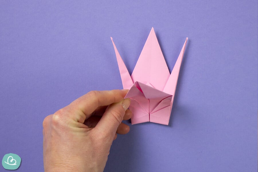 Origami Kranich Falten | Anleitung Mit Bildern | Wunderbunt.de