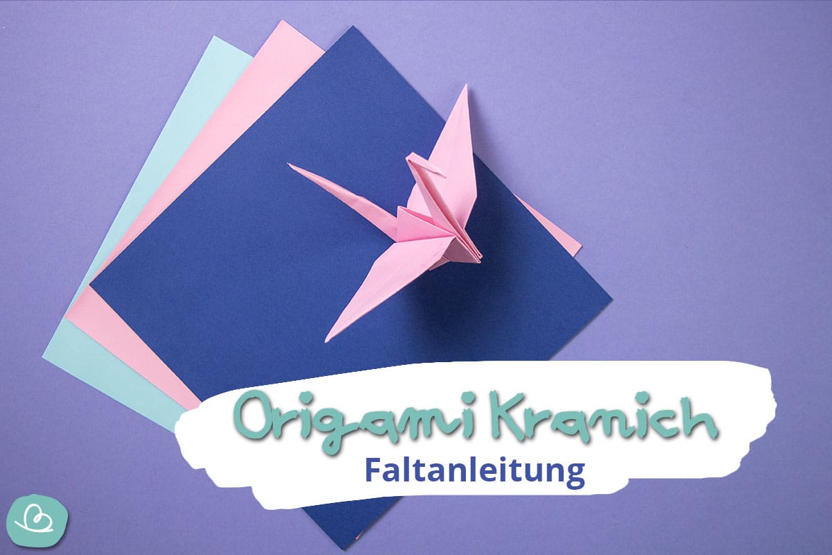 Origami Kranich falten