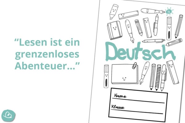 8 Deckblätter Für Deutsch Zum Ausdrucken - Wunderbunt.de