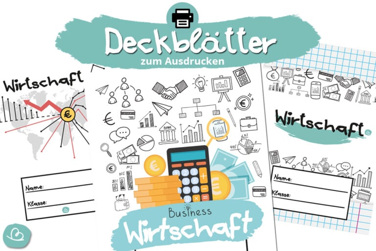 6 Deckblätter Für Wirtschaft Zum Ausdrucken - Wunderbunt.de