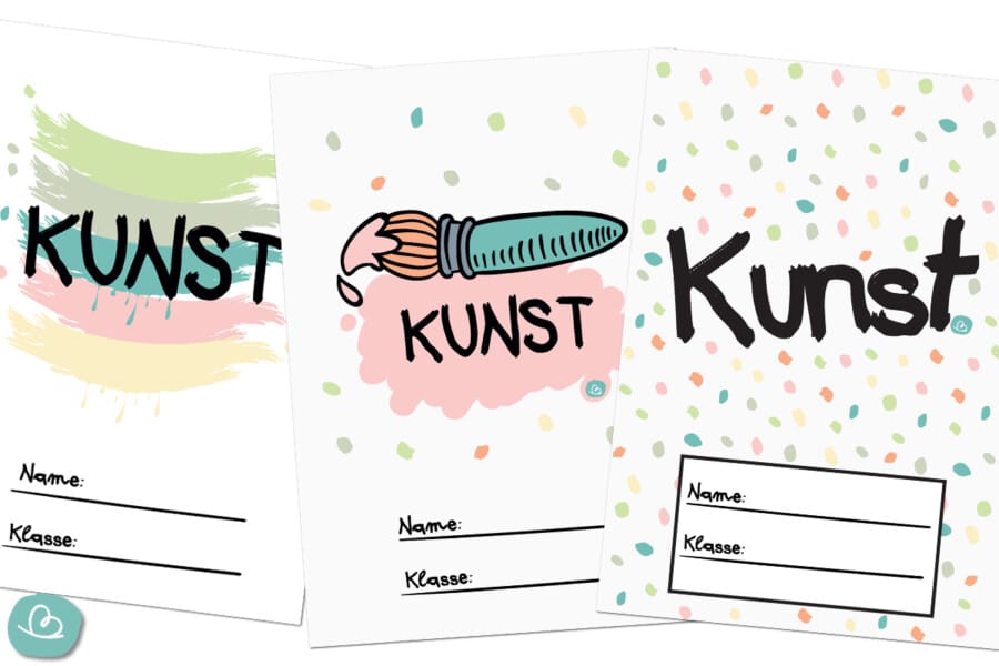 150 Deckblätter für die Schule: gratis PDFs zum Ausdrucken