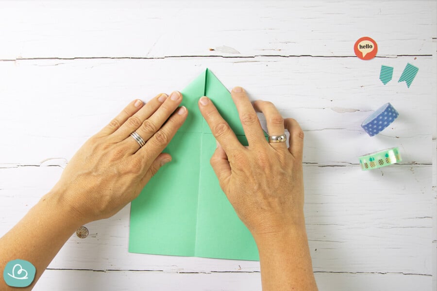 Briefumschlag aus DIN A5 falten: so geht's - Wunderbunt.de