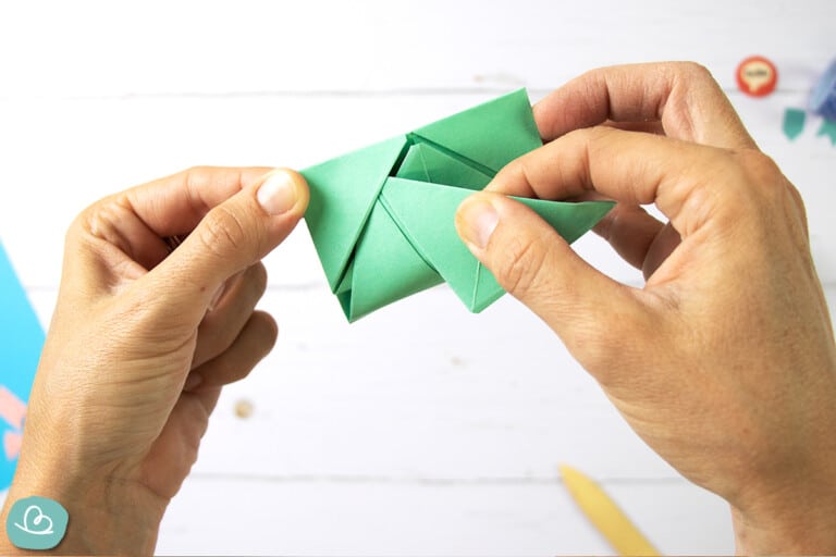Briefumschlag aus DIN A5 falten: so geht's - Wunderbunt.de
