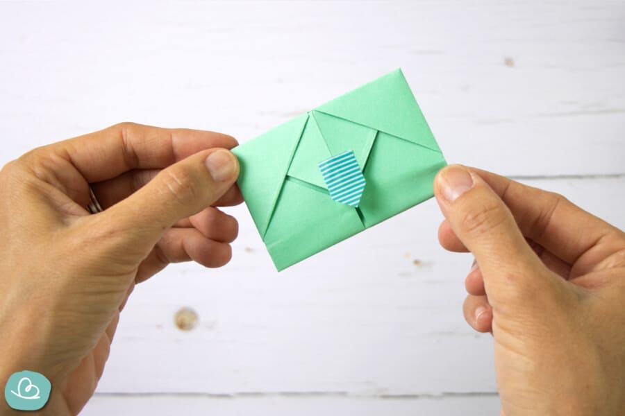 Briefumschlag aus DIN A5 falten: so geht's - Wunderbunt.de