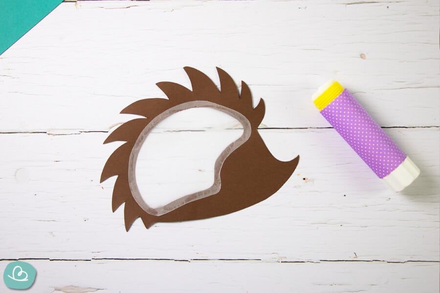 Igel Fensterbild mit Kindern basteln | PDF-Vorlage - Wunderbunt.de