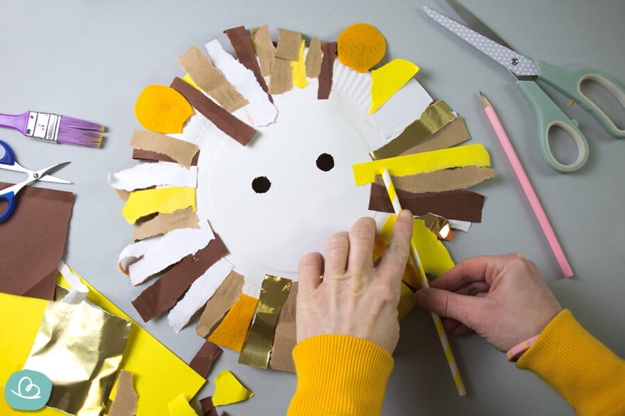 Tiermasken basteln | Faschingsmasken aus Pappteller - Wunderbunt.de