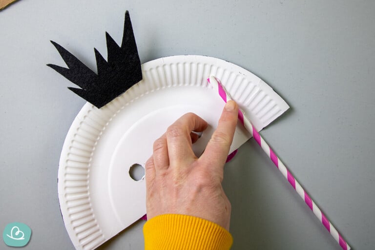 Tiermasken basteln | Faschingsmasken aus Pappteller - Wunderbunt.de