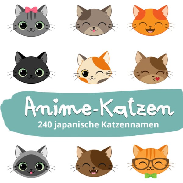 Anime Katzen - japanische Katzennamen