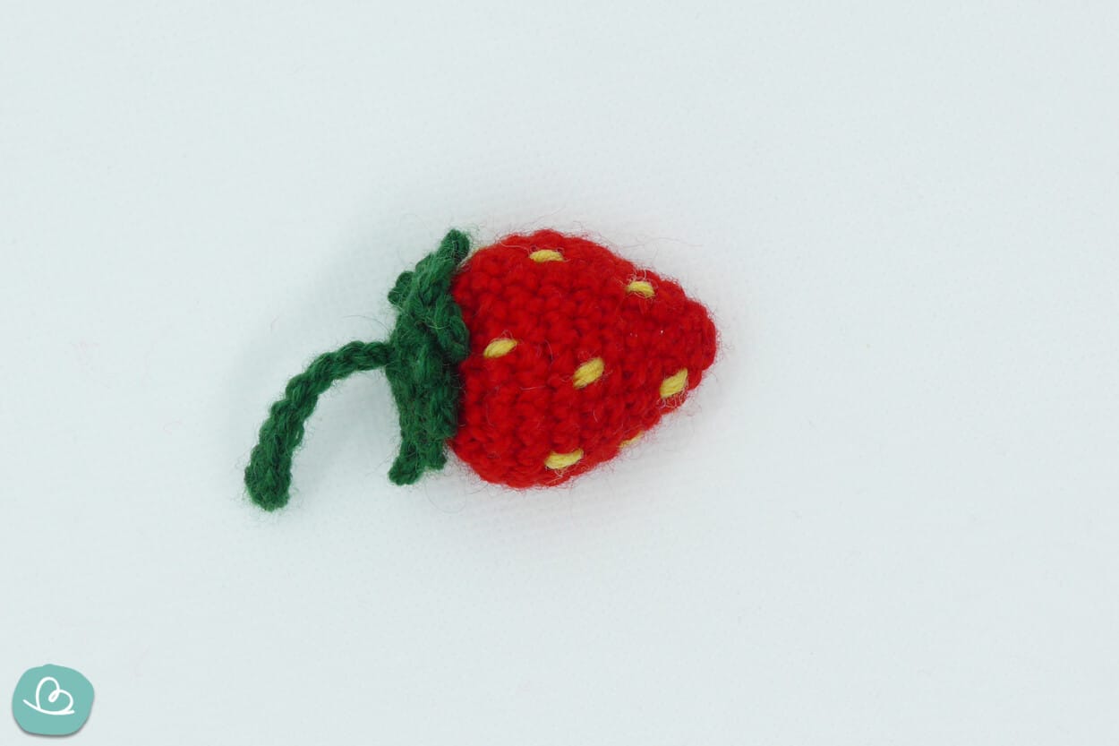 Amigurumi Erdbeere