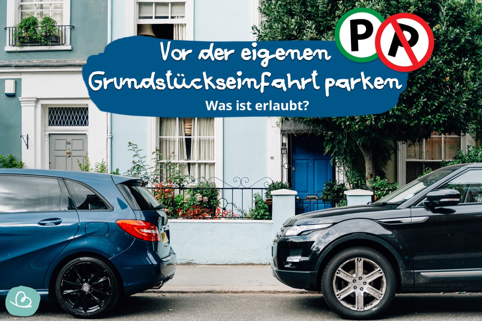 Parken Auf Grünstreifen Vor Grundstück