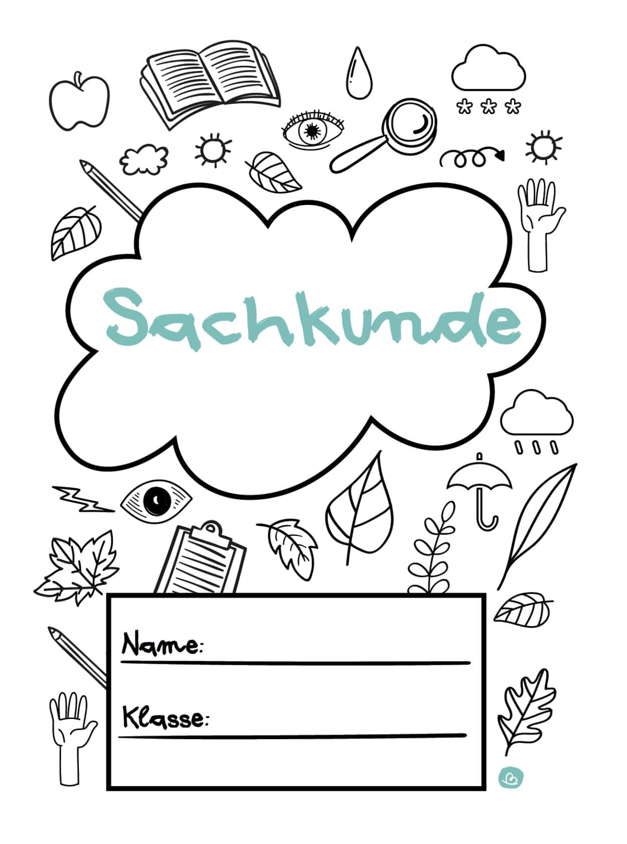 8 Deckblätter für Sachkunde zum Ausdrucken - Wunderbunt.de