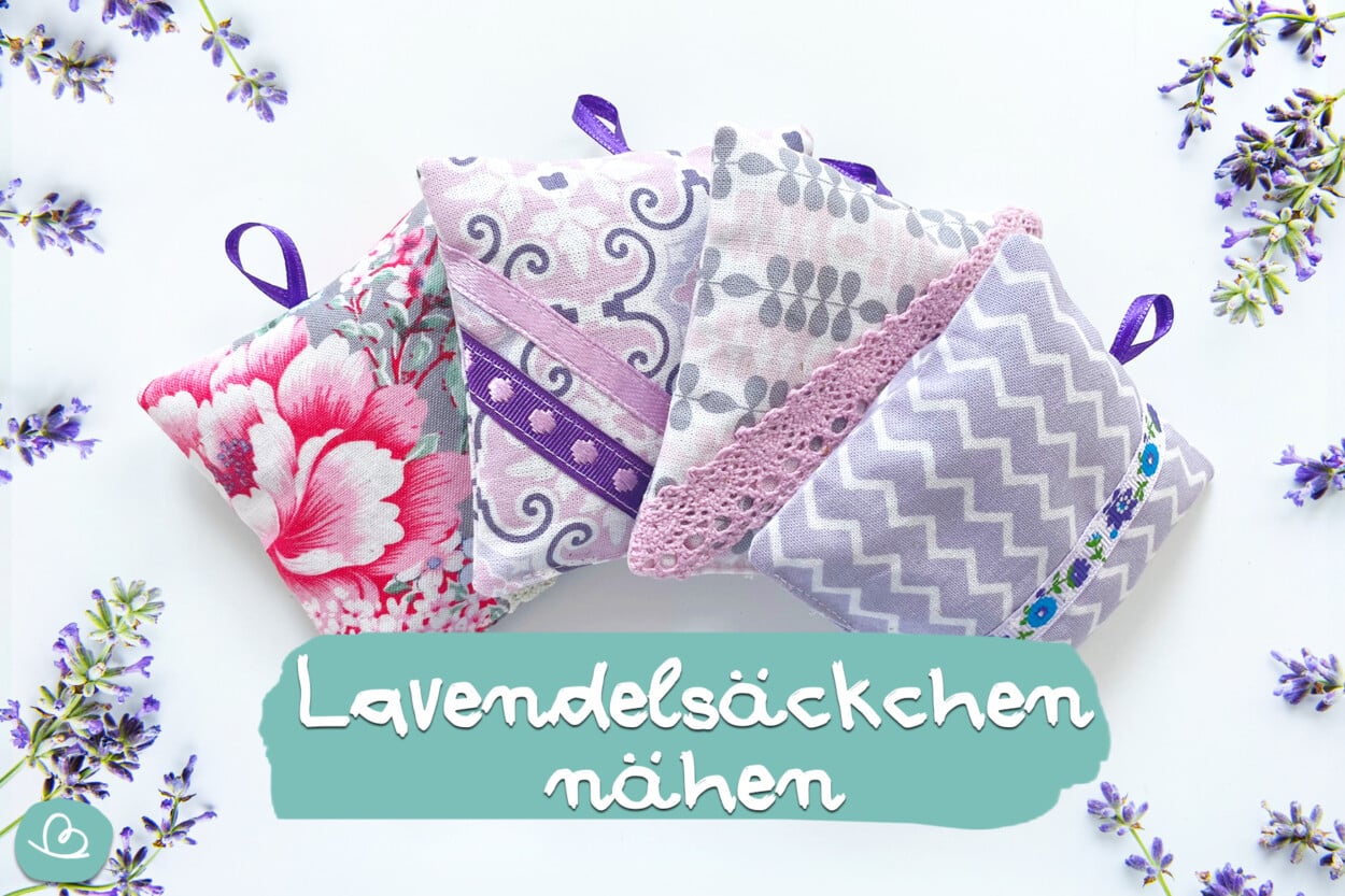 Lavendelsäckchen nähen - Duftsäckchen selber machen