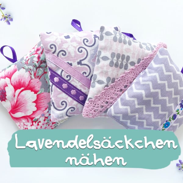 Lavendelsäckchen nähen - Duftsäckchen selber machen