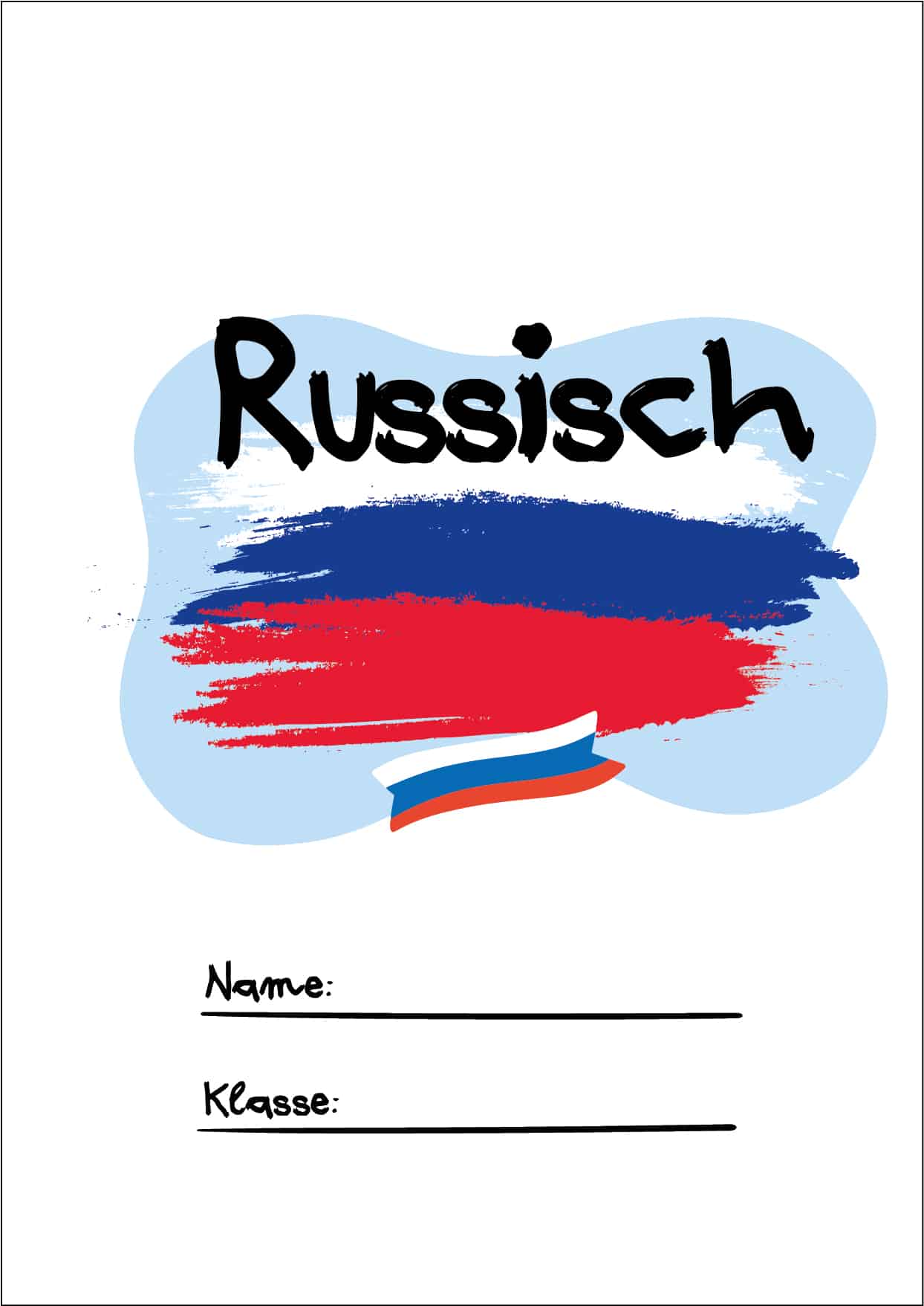 Russisch Deckblatt