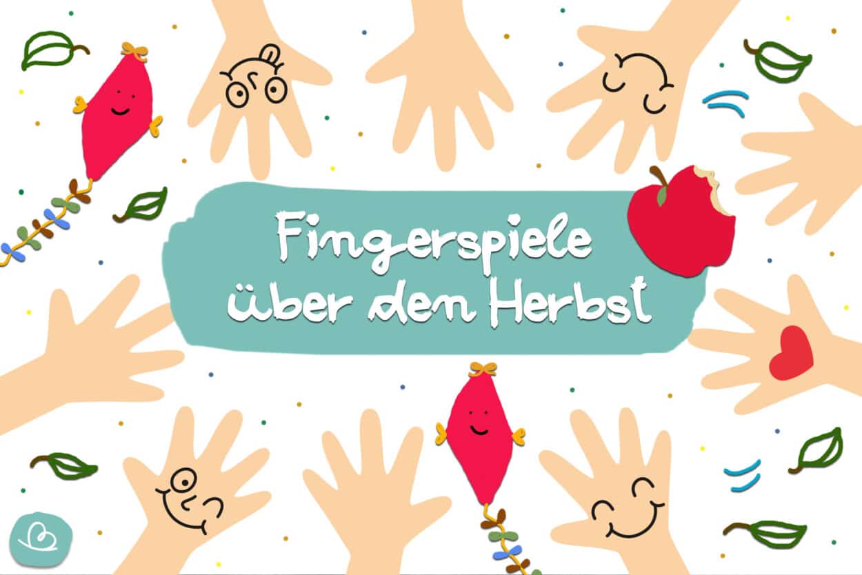  3 Fingerspiele über den Herbst für Kinder - Wunderbunt.de 