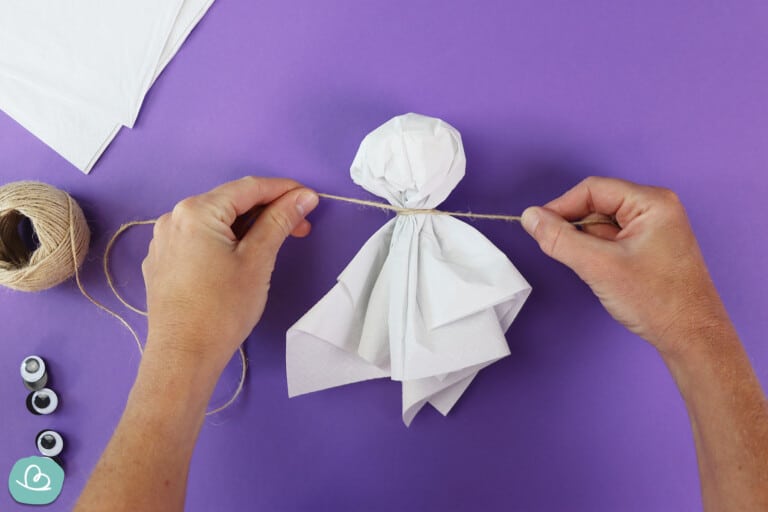 Mavouri 2er Set Halloween Geister Girlanden - Glitzer Deko-Banner Für Party & Wohnung