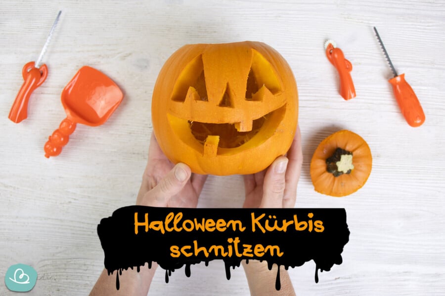 Halloween Kürbis schnitzen - kostenlose Anleitung