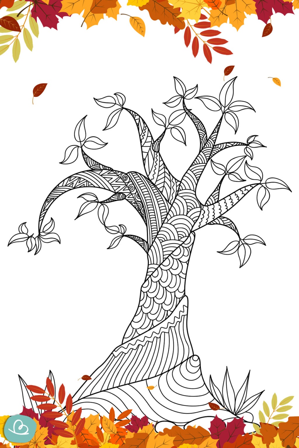 Herbst Mandala: 13 Malvorlagen zum Ausdrucken - Wunderbunt.de