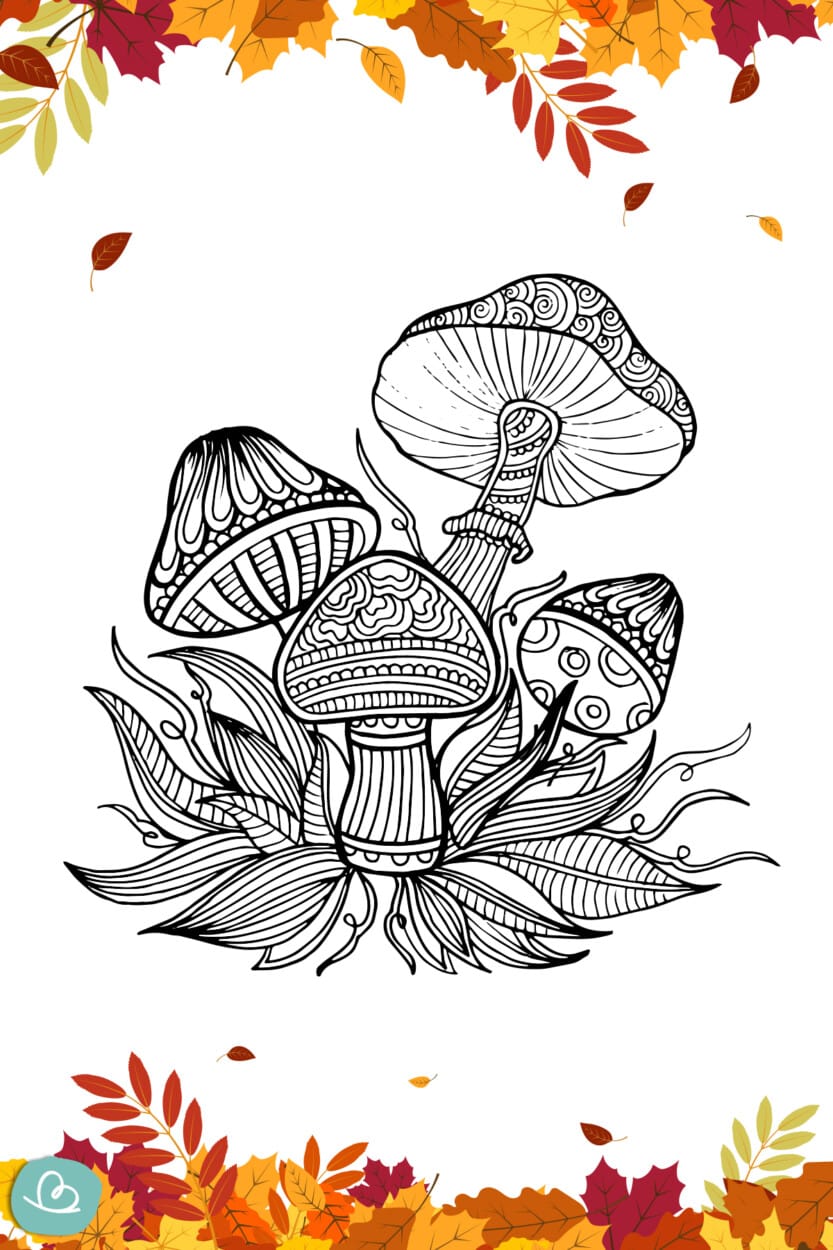 Herbst Mandala: 13 Malvorlagen zum Ausdrucken - Wunderbunt.de