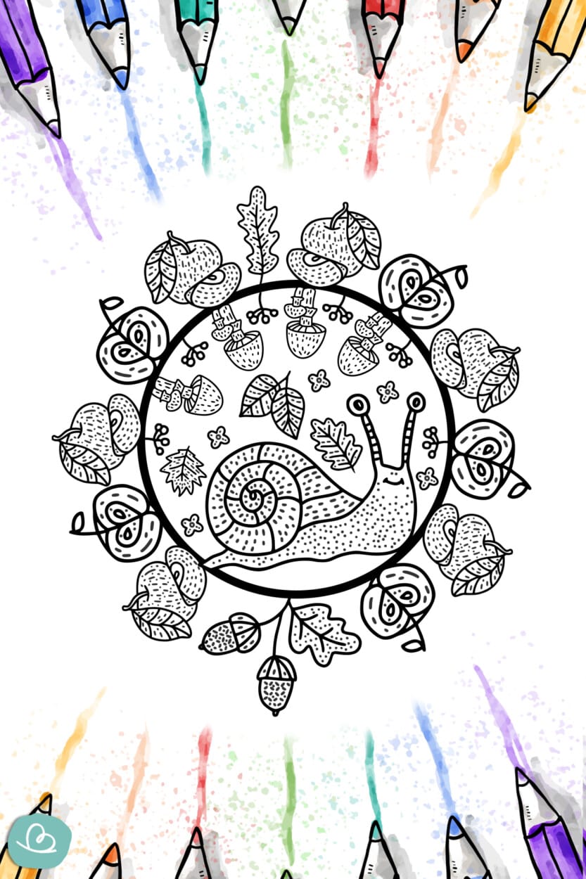 Herbst Mandala: 13 Malvorlagen zum Ausdrucken - Wunderbunt.de