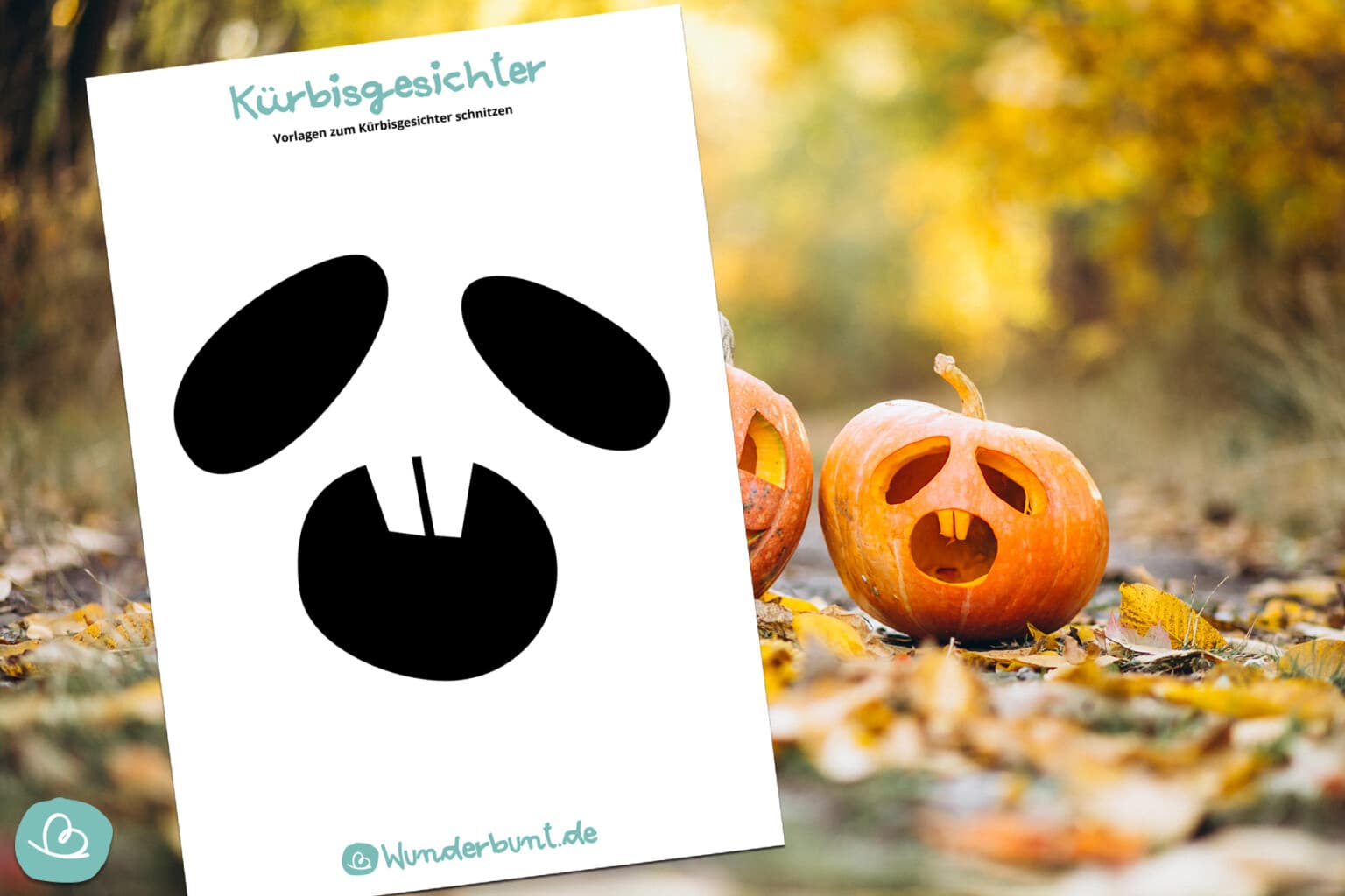 34 Kürbis Schnitzvorlagen zum Ausdrucken - Wunderbunt.de
