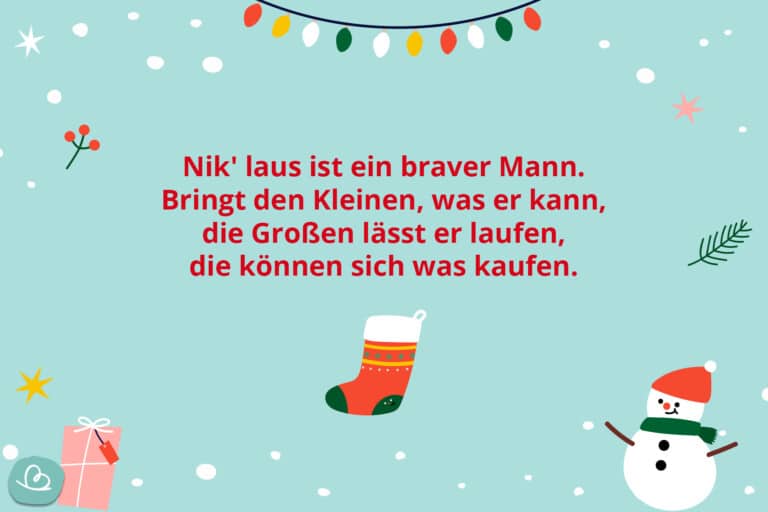 8 Nikolaussprüche lustige Sprüche zum Nikolaus Wunderbunt.de