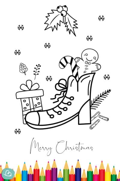  Nikolausstiefel zum Ausdrucken 