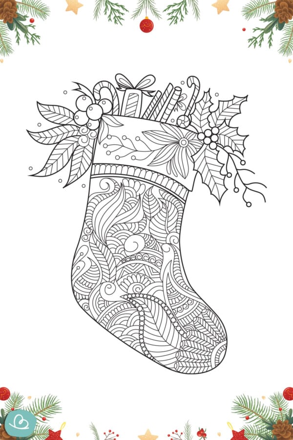  Weihnachtsmandala: 16 Vorlagen zum Ausmalen - Wunderbunt.de Bildidee 