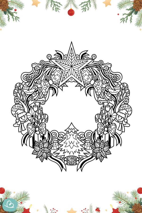  Weihnachtsmandala: 16 Vorlagen zum Ausmalen - Wunderbunt.de 