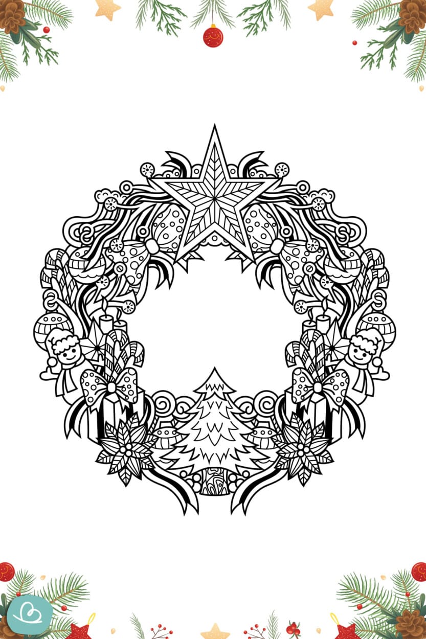 Weihnachtsmandala: 16 Vorlagen zum Ausmalen - Wunderbunt.de