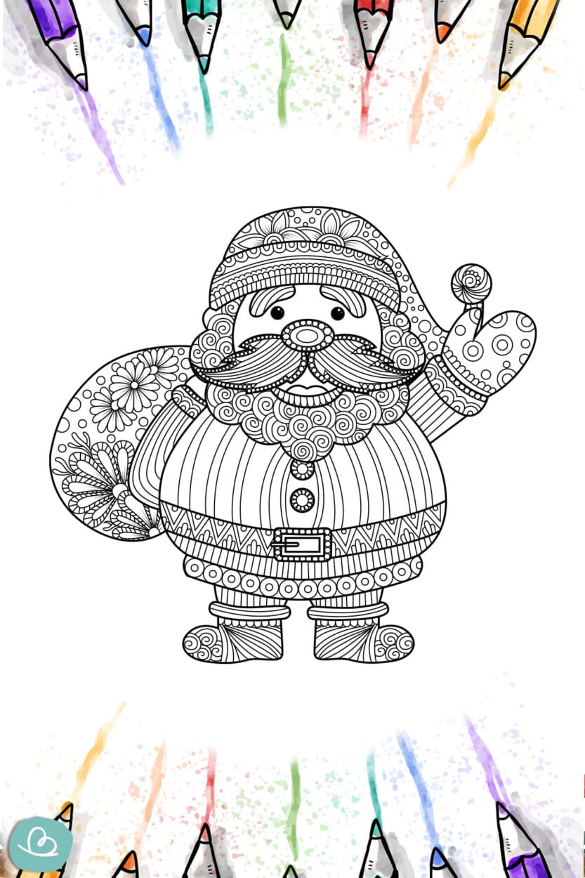  Foto zu Weihnachtsmandala: 16 Vorlagen zum Ausmalen - Wunderbunt.de 