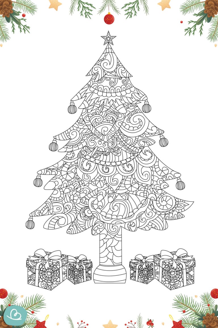  Weihnachtsmandala: 16 Vorlagen zum Ausmalen - Wunderbunt.de 