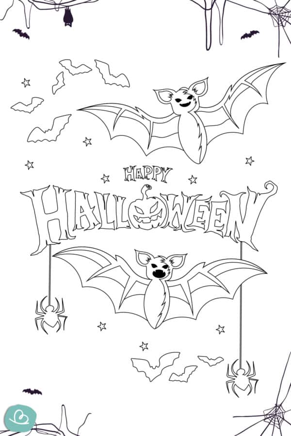 Fledermaus zum Ausmalen | 17 Malvorlagen - Wunderbunt.de