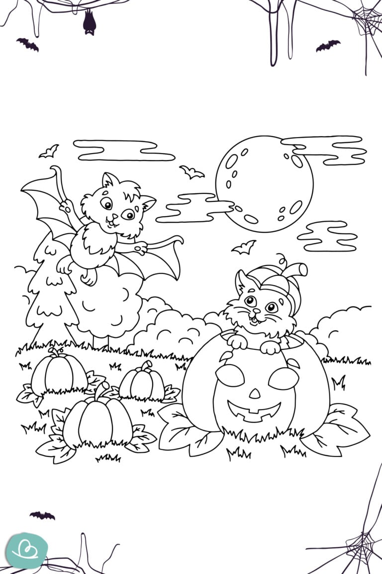 Fledermaus zum Ausmalen | 17 Malvorlagen - Wunderbunt.de