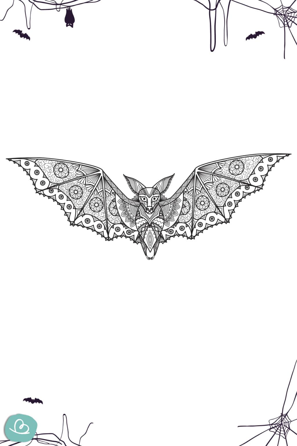 Fledermaus zum Ausmalen | 17 Malvorlagen - Wunderbunt.de