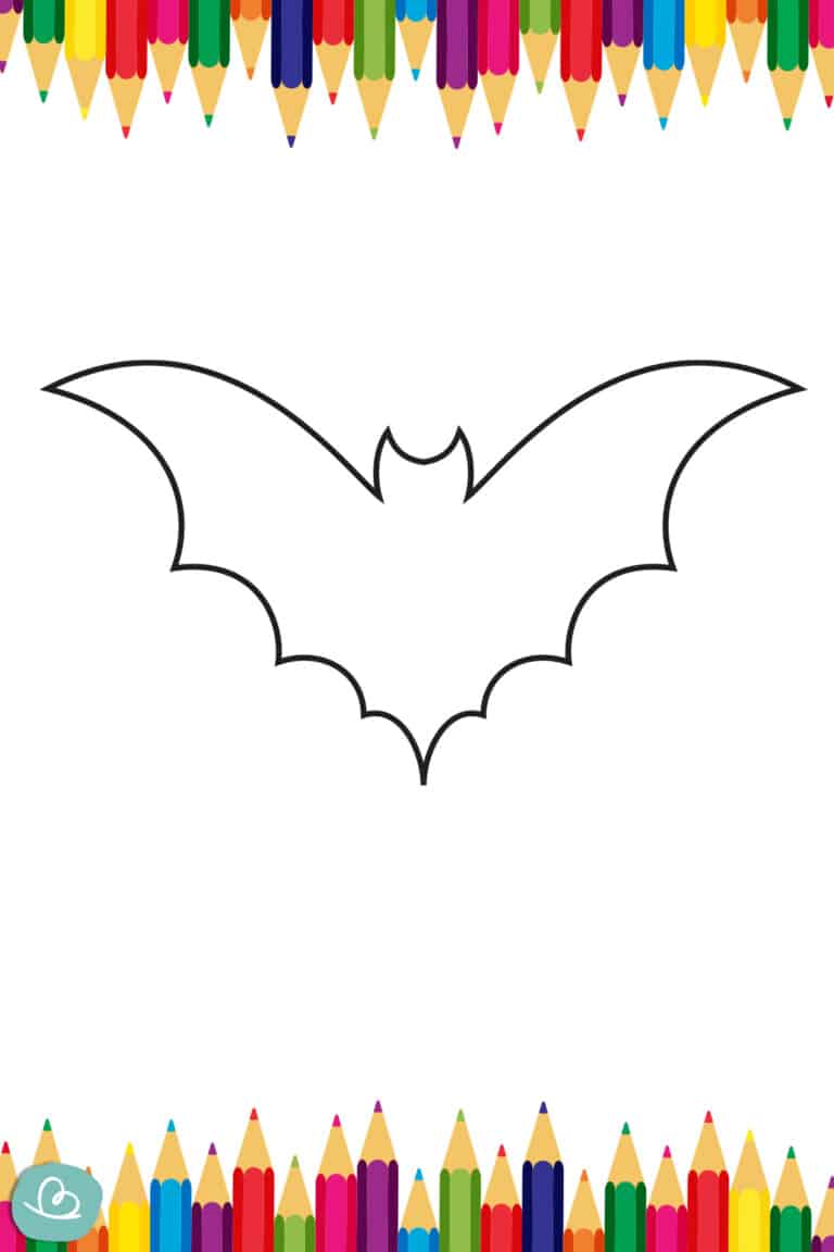 Fledermaus zum Ausmalen | 17 Malvorlagen - Wunderbunt.de