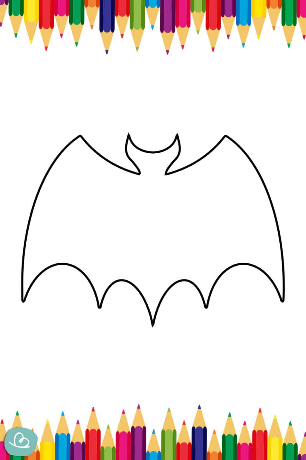 Fledermaus zum Ausmalen | 17 Malvorlagen - Wunderbunt.de