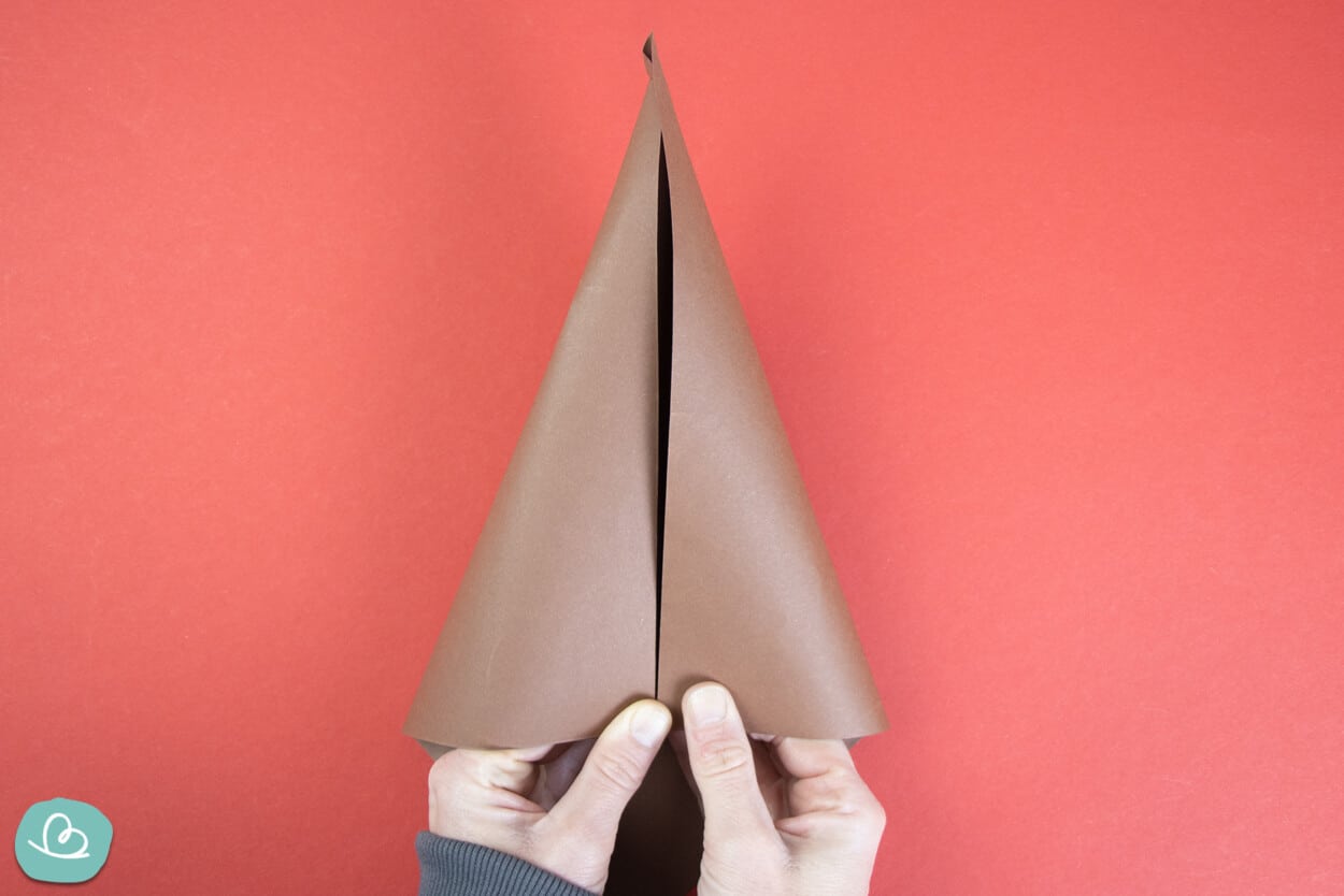  Tannenbaum aus Papier basteln 